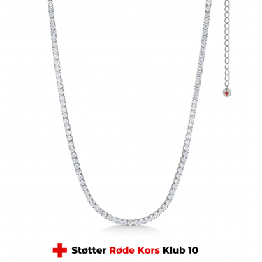 Red Cross Halskæde - Sølv