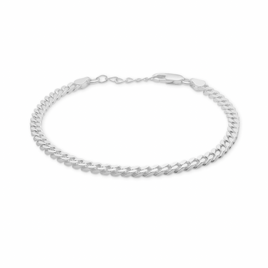 Plaited armbånd - Sølv