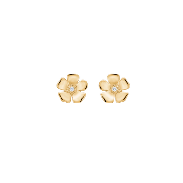 Fleur Øreringe - 14 kt