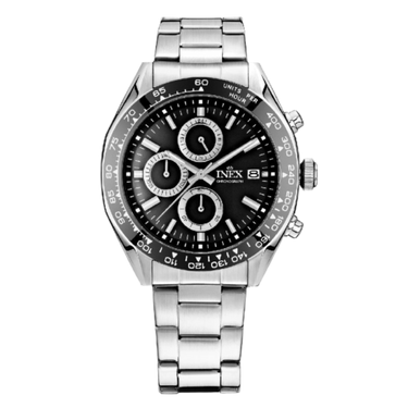 Herre Stål Sport Chrono M. Lænke A69534-1S5I fra Inex