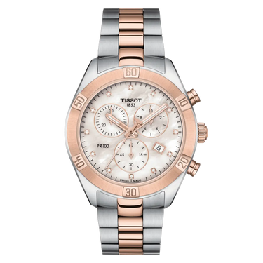 PR 100 T1019172211600 - Sølv/Rosa fra Tissot