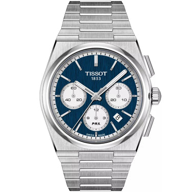 PRX Automatic Chronograph T1374271104100 - Sølv/Blå fra Tissot