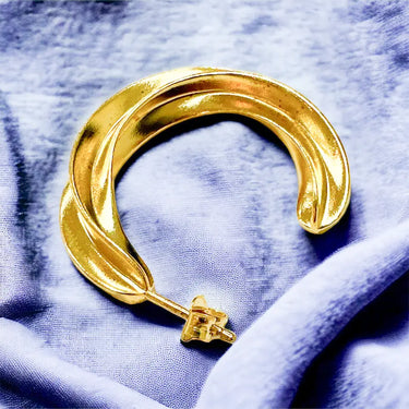 Twisted Hoop Creoler - Forgyldt fra Lush Lush Jewelry