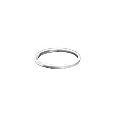 Twisted Ring - Rhodineret Sølv fra Lush Lush Jewelry