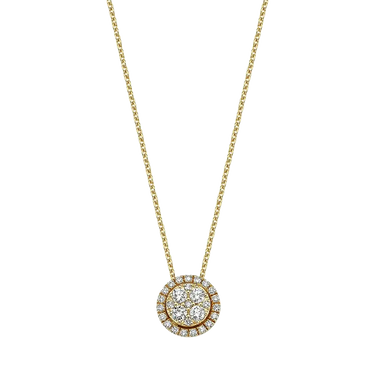 Posh Vedhæng m. 0,45ct. W-si Inkl. Kæde - 14kt. fra Nuran