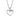 14kt Vedh.hjerte m.0,06ct +søl fra Nuran