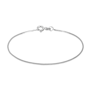 Venezia Armbånd 1,3 - 14 kt. Hvidguld fra Fine Essentials by Plaza