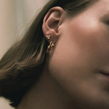 Vera Øreringe - Forgyldt fra Izabel Camille