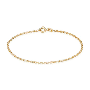 Anker Facet armbånd 0,6/18,5 - 14 kt. Guld fra Fine Essentials by Plaza
