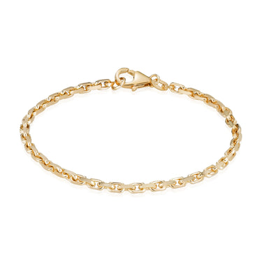 Anker Facet Armbånd 0,8/17 - 14 kt. Guld fra Fine Essentials by Plaza