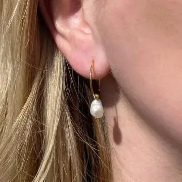 Passion perleørering - Forgyldt fra Izabel Camille