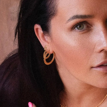 Sofie Schwartz x Izabel Camille creol lille - Forgyldt fra Izabel Camille Collab