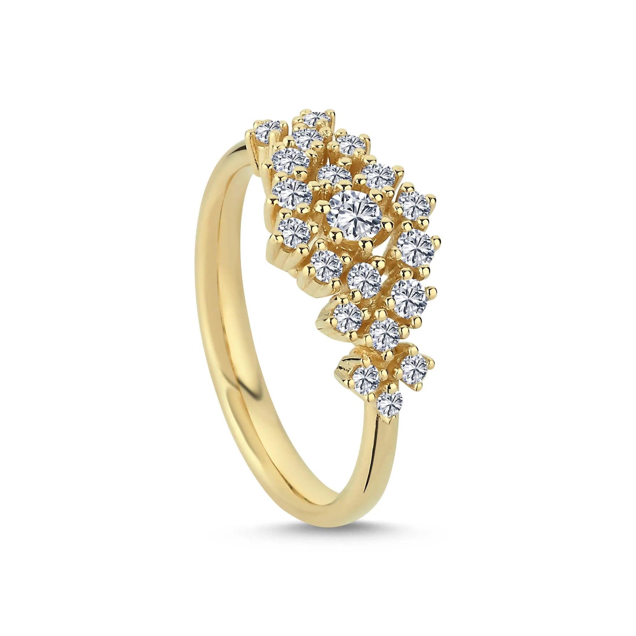 Twinkle Ring med 0,51ct. w-si - 14 kt. fra Nuran