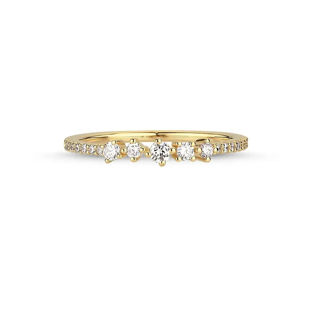 Noelle Ring m. 0,21 ct. W/SI - 14 kt. fra Nuran