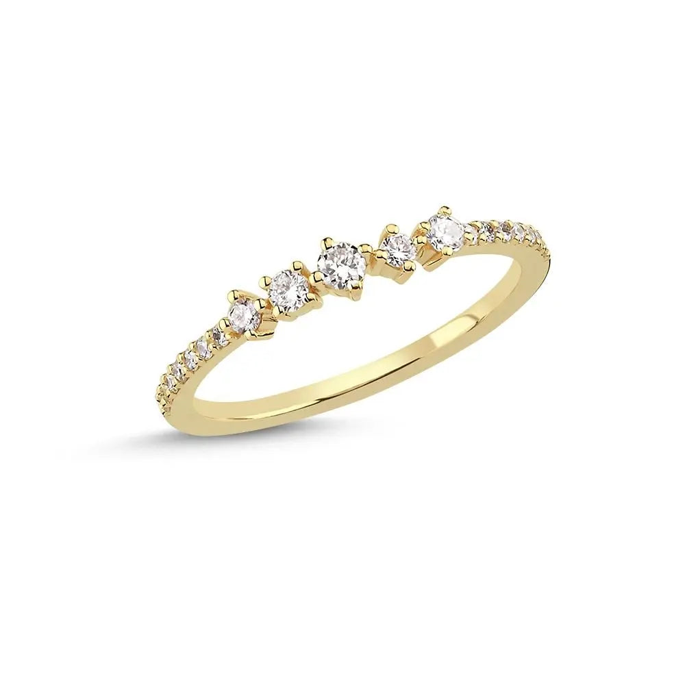 Noelle Ring m. 0,21 ct. W/SI - 14 kt. fra Nuran