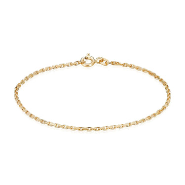 Anker Facet armbånd 0,6/18,5 - 8 kt. Guld fra Gold Essentials by Plaza