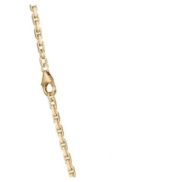 Anker Facet halskæde 1,2/50 - 8 kt. Guld fra Gold Essentials by Plaza