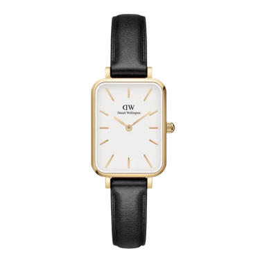 Quadro Sheffield 20x26 mm - Guld/Hvid fra Daniel Wellington