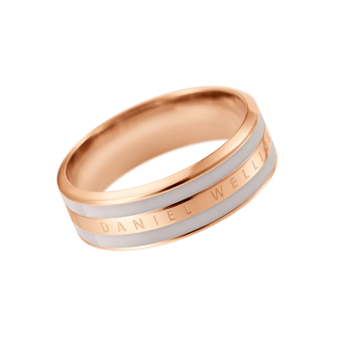 Emalie Ring - Rosaguld/Desert Sand fra Daniel Wellington