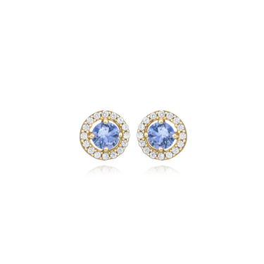 Princess Azure Øreringe - 8 kt. Guld fra Gold Essentials by Plaza