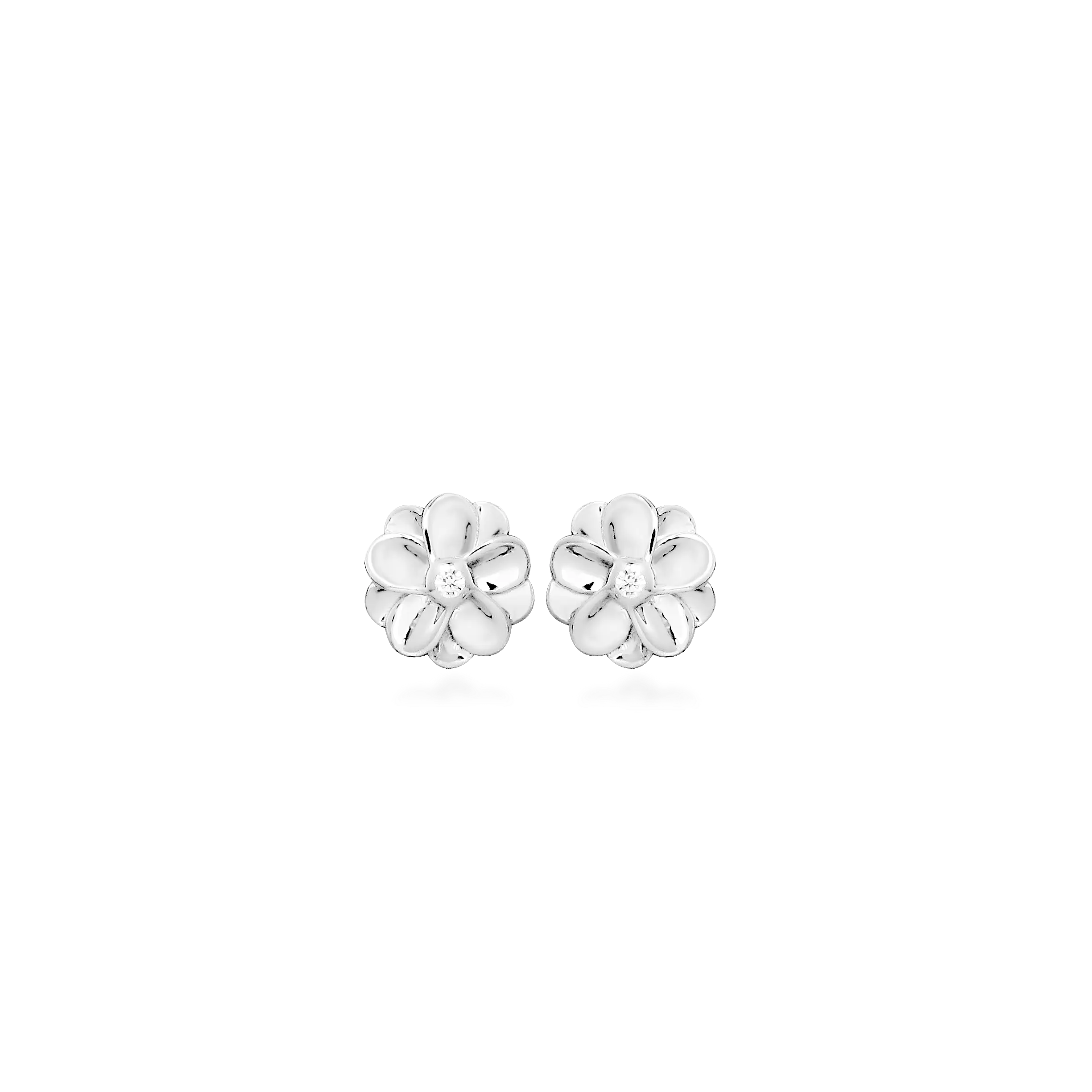 Flower ørestikker - Sølv fra Silver Essentials by Plaza