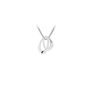 Loop halskæde - Sølv fra Silver Essentials by Plaza