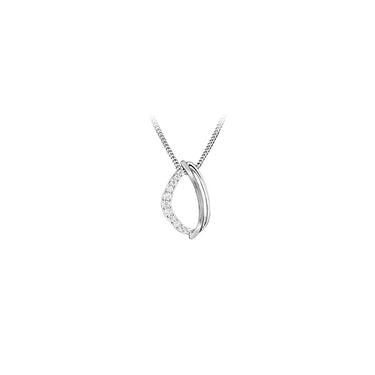 Twirl halskæde - Sølv fra Silver Essentials by Plaza
