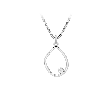 Millennial halskæde - Sølv fra Silver Essentials by Plaza