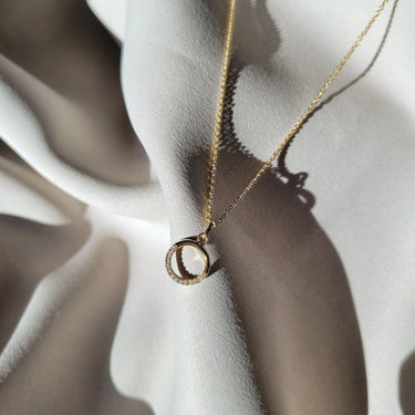 Circle halskæde - 8 kt. Guld fra Gold Essentials by Plaza
