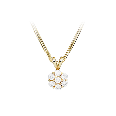 Flora halskæde - 8 kt. Guld fra Gold Essentials by Plaza