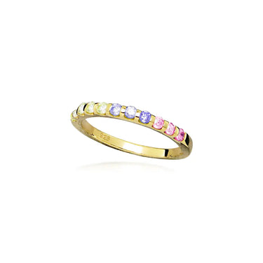 Confetti ring - Forgyldt fra Lush Lush Jewelry