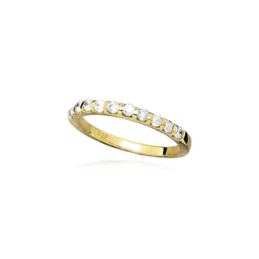 White confetti ring - Forgyldt fra Lush Lush Jewelry