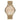 Native // 28mm // gold // latte mesh strap fra Nordgreen