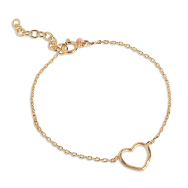 Organic Heart armbånd - Forgyldt fra Enamel
