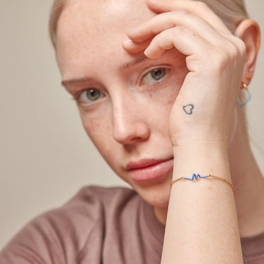 Twist armbånd - Forgyldt fra Enamel