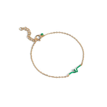 Twist armbånd - Forgyldt fra Enamel