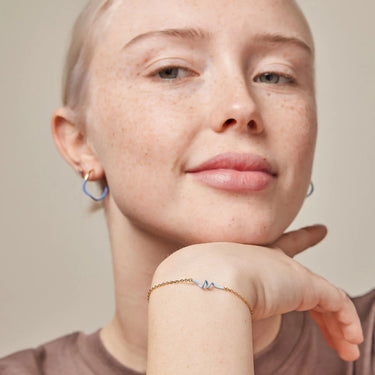 Twist armbånd - Forgyldt fra Enamel