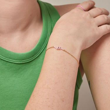 Twist armbånd - Forgyldt fra Enamel
