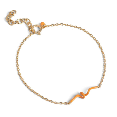 Twist armbånd - Forgyldt fra Enamel