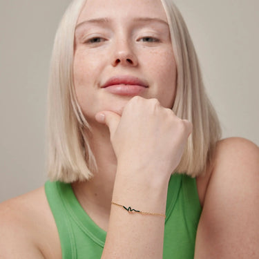 Twist armbånd - Forgyldt fra Enamel