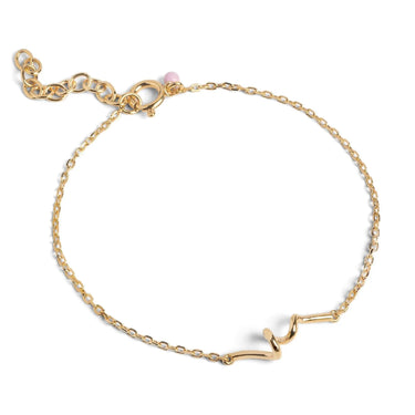 Twist armbånd - Forgyldt fra Enamel