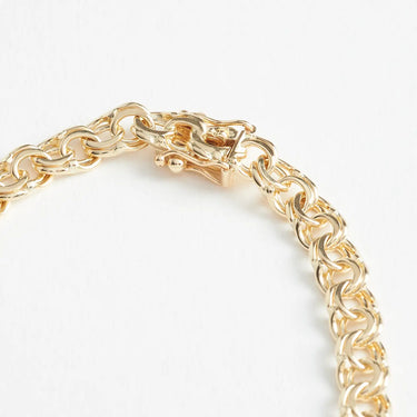Bismark armbånd 5,4/18,5 - 14 kt. Guld fra Fine Essentials by Plaza