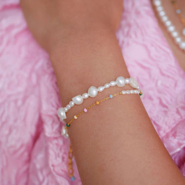 Lola Perla armbånd - Forgyldt fra Enamel