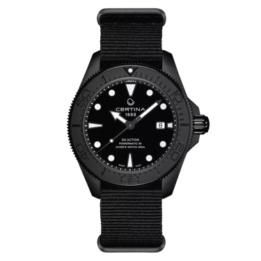 DS Action Diver Powermatic 80 Ur - Sort fra Certina