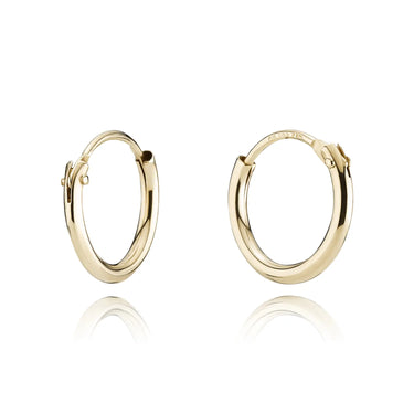 Creoler 1,3/11 mm - 14 kt. Guldp fra Fine Essentials by Plaza