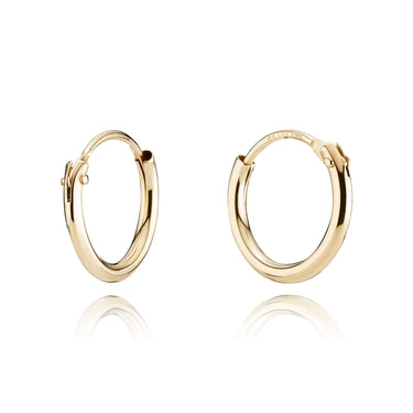 Creoler 1,3/13 mm - 14 kt. Guld fra Fine Essentials by Plaza