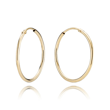 Creoler 1,5/32 mm - 14 kt. Guld fra Fine Essentials by Plaza