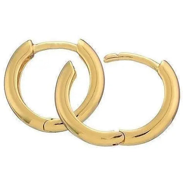 Knæk creoler 2,2/12,5 mm - 8 kt. Guld fra Gold Essentials by Plaza
