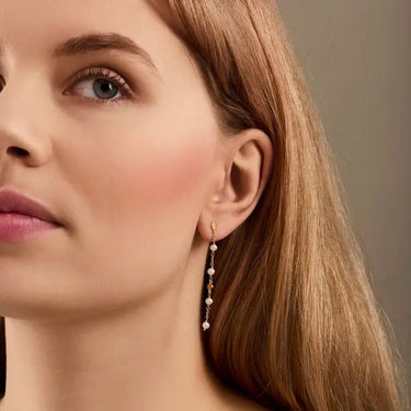 Ocean Pearl ørekæder - Sølv fra Pernille Corydon