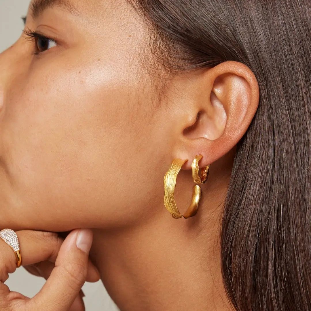 Ane Large hoops - Foryldt fra Enamel